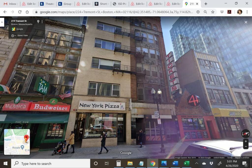 Downtown Studio Apt, Perfect For Medical Workers Бостон Экстерьер фото